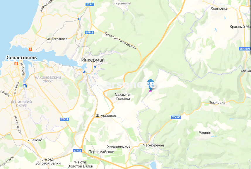Терновка карта севастополь