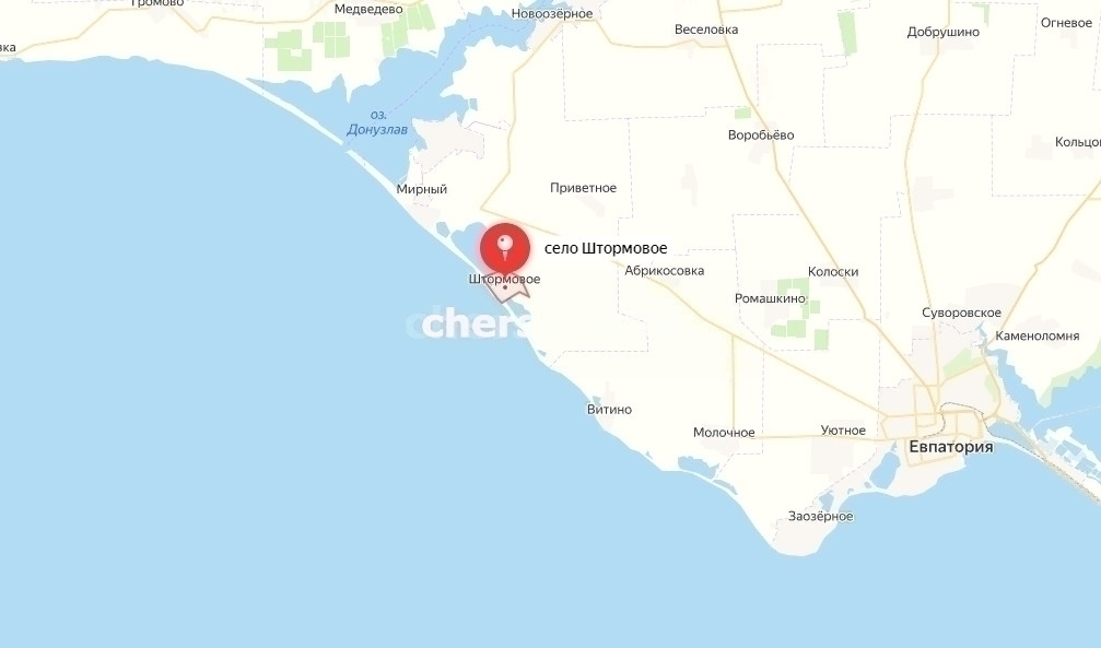 Карта сакского района крыма