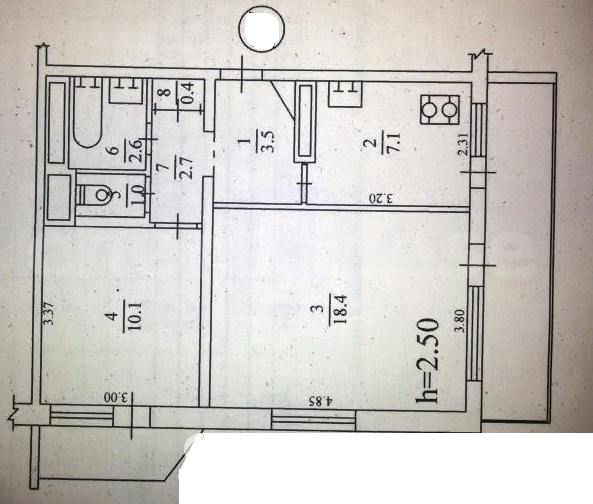 Продажа 2-комнатной квартиры, Севастополь, Генерала Острякова проспект,  д.186