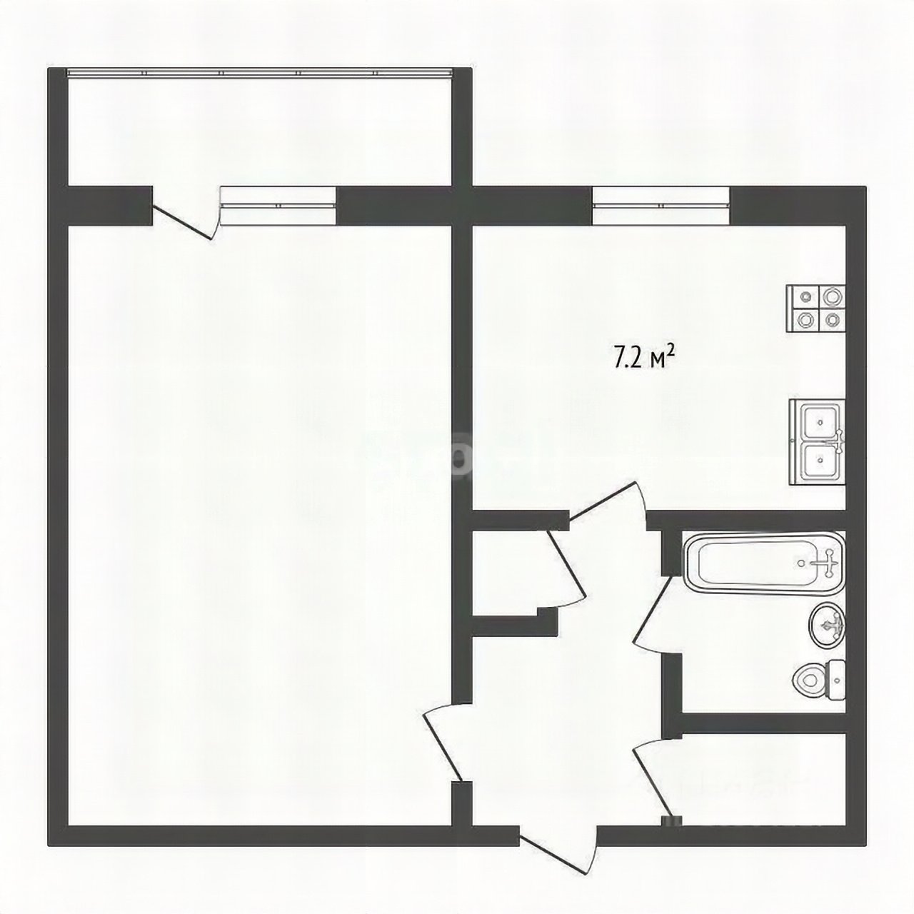 Продажа 1-комнатной квартиры, Севастополь, Генерала Жидилова улица,  д.26