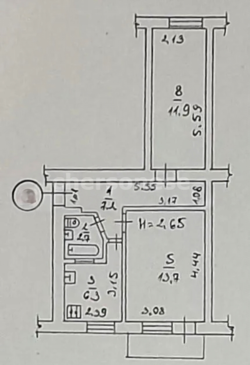 Продажа 2-комнатной квартиры, Севастополь, Юрия Гагарина проспект,  д.6А