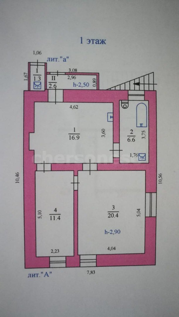 Аренда дома, 130м <sup>2</sup>, Севастополь, Демидова улица,  д.15А