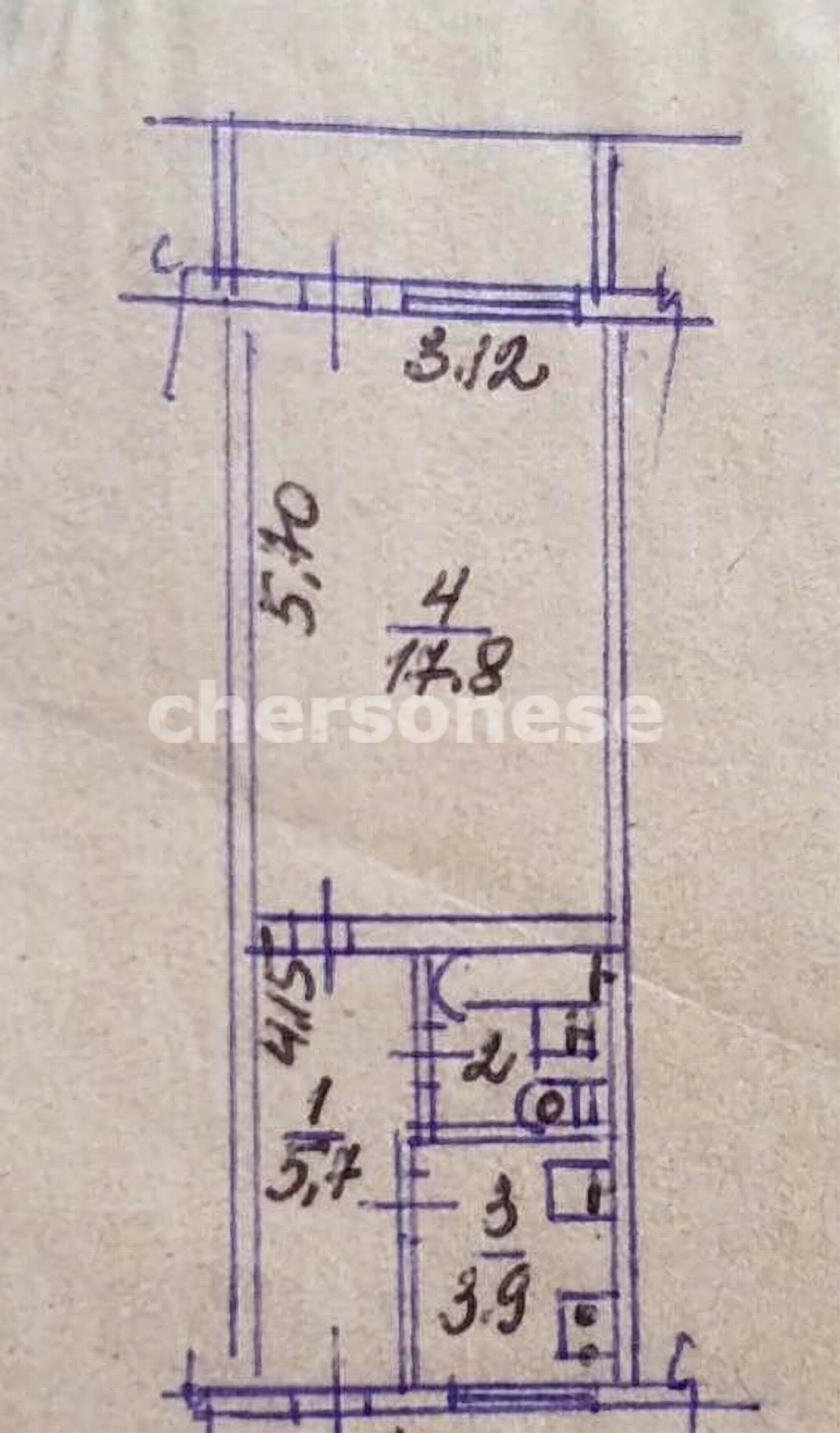 Продажа 1-комнатной квартиры, Алушта, Морская улица,  д.11