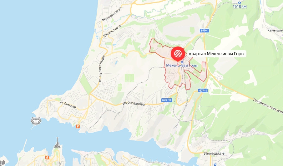 Оопт севастополя карта