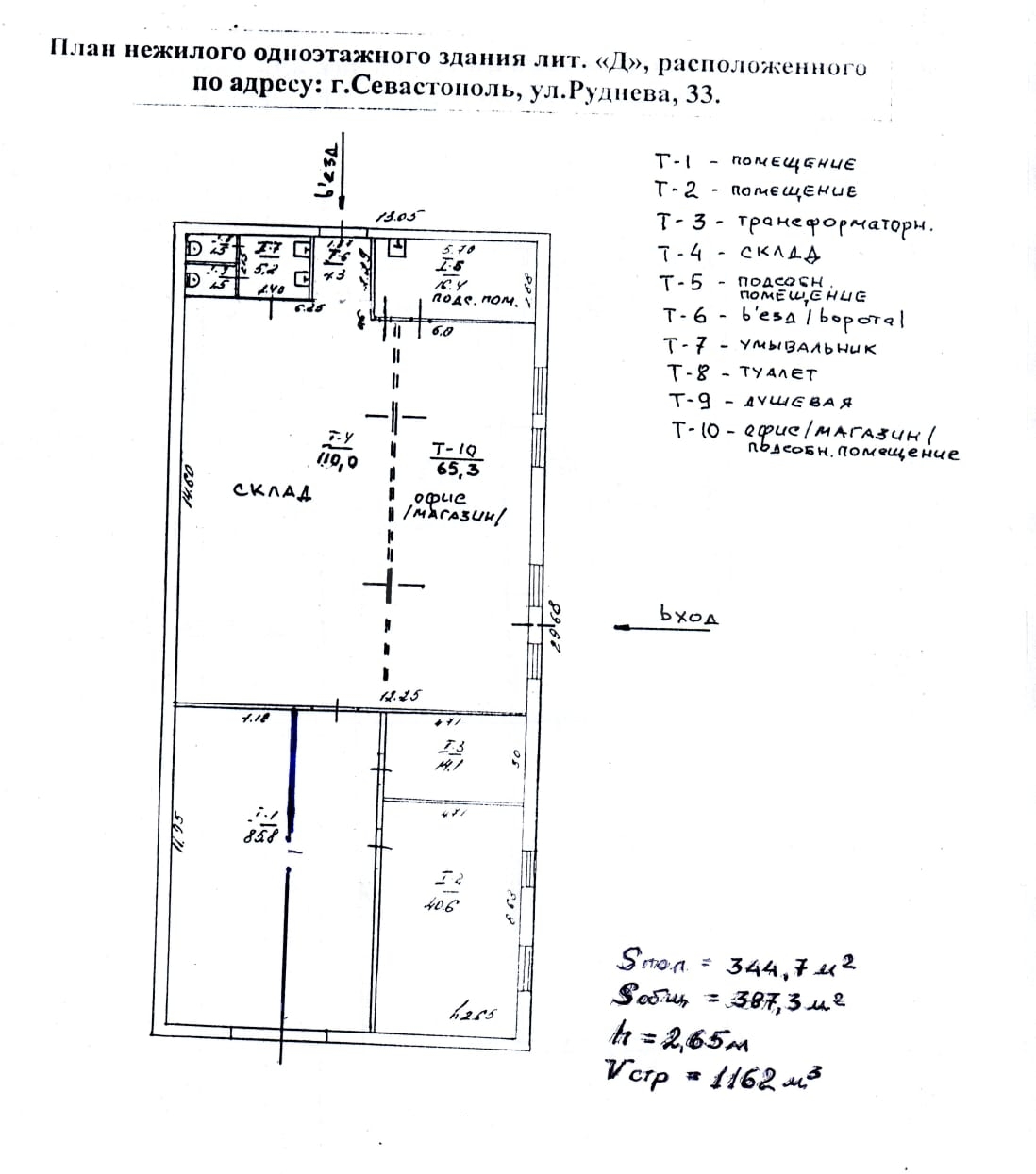 Продажа коммерческой недвижимости, 387м <sup>2</sup>, Севастополь, Руднева улица,  д.33 В