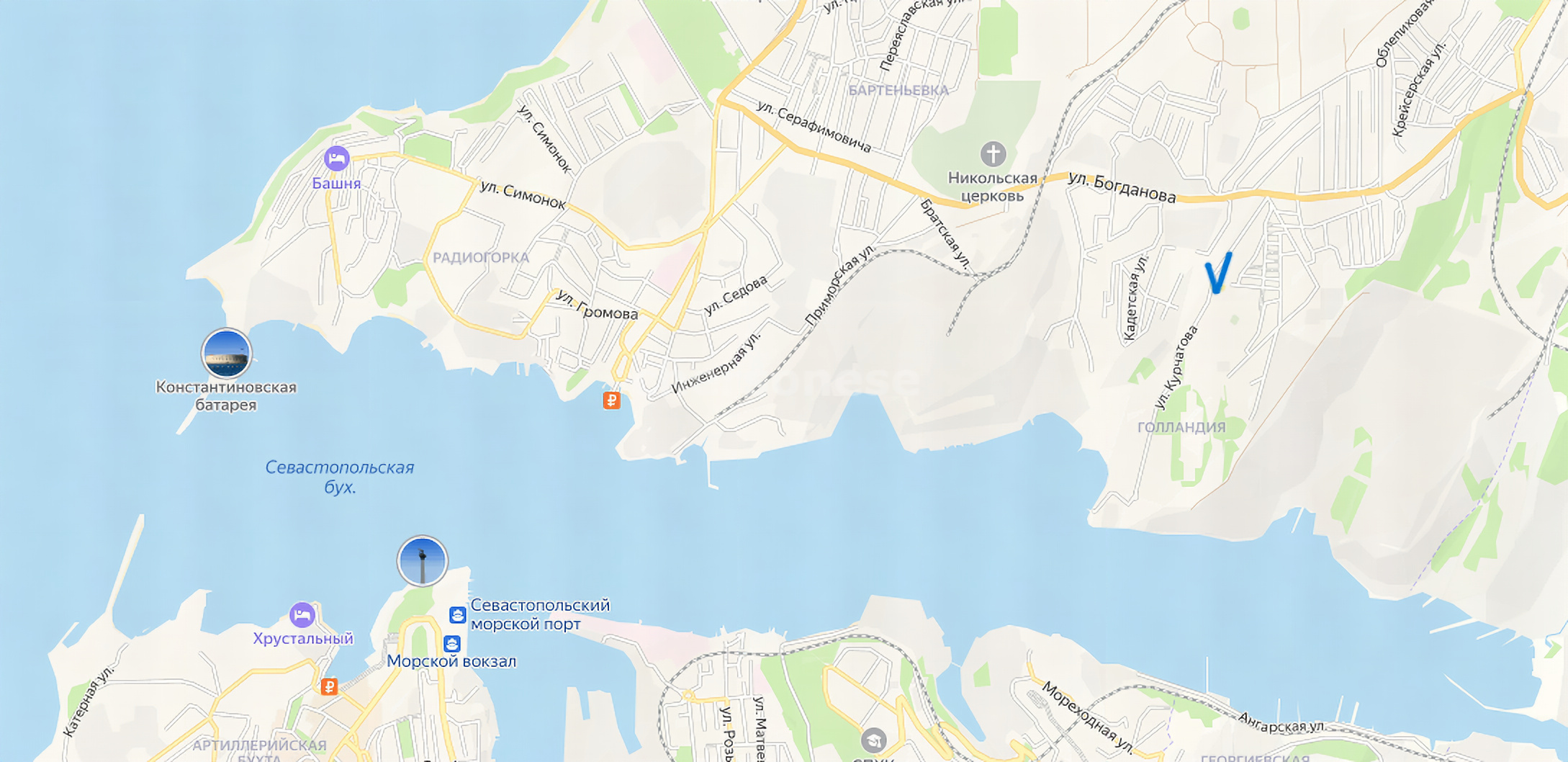 Продажа дома, 44м <sup>2</sup>, 8 сот., Севастополь, улица Курчатова