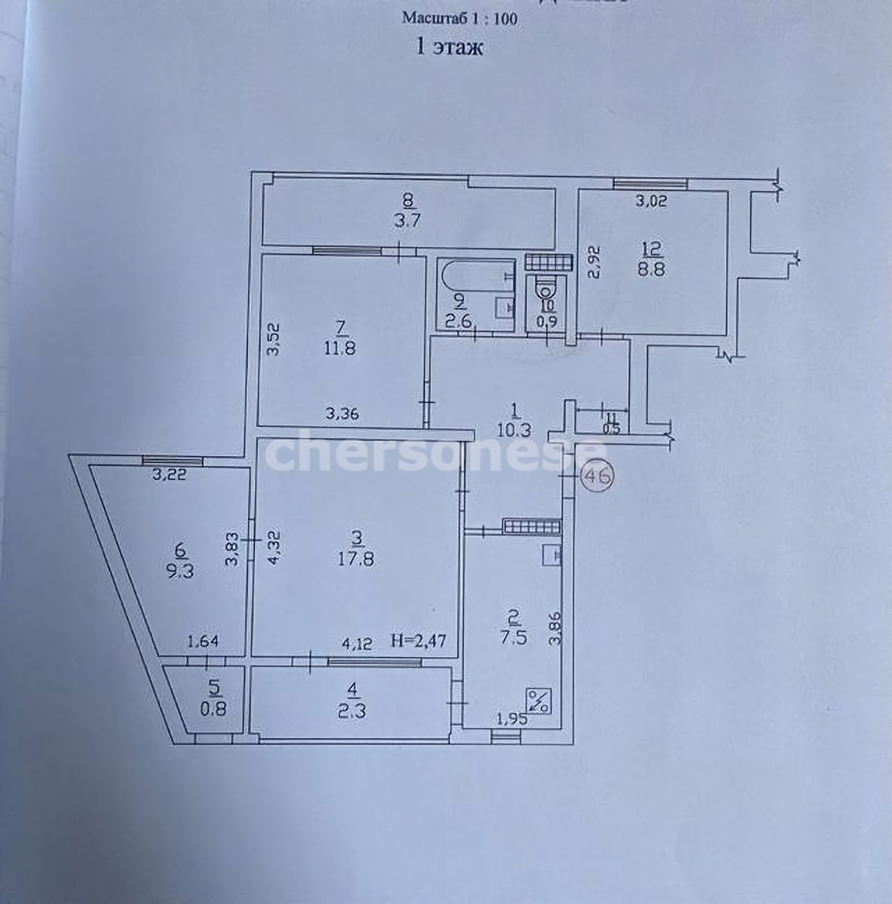 Продажа 4-комнатной квартиры, Севастополь, Громова улица,  д.62