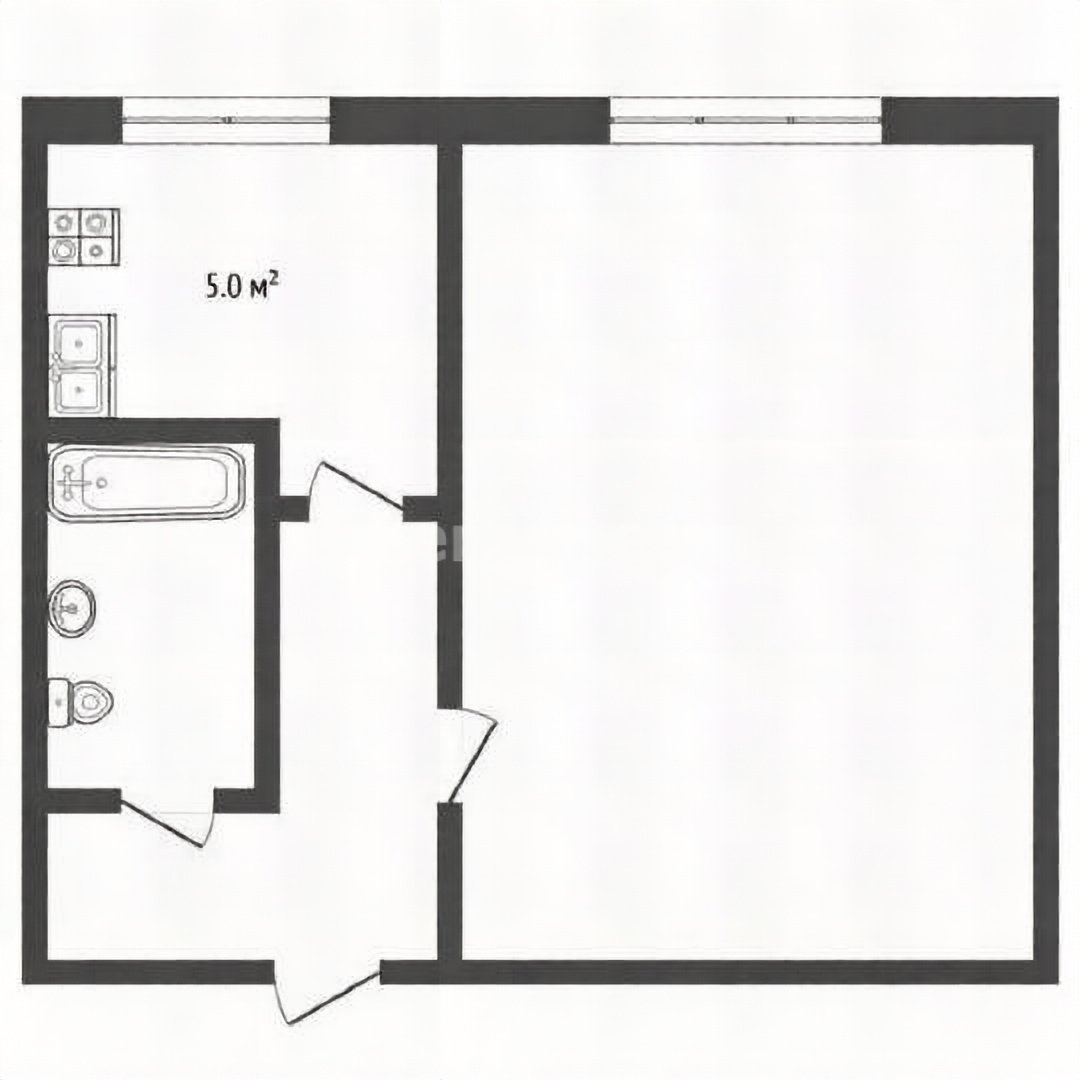 Продажа 1-комнатной квартиры, Севастополь, Пролетарская улица,  д.15