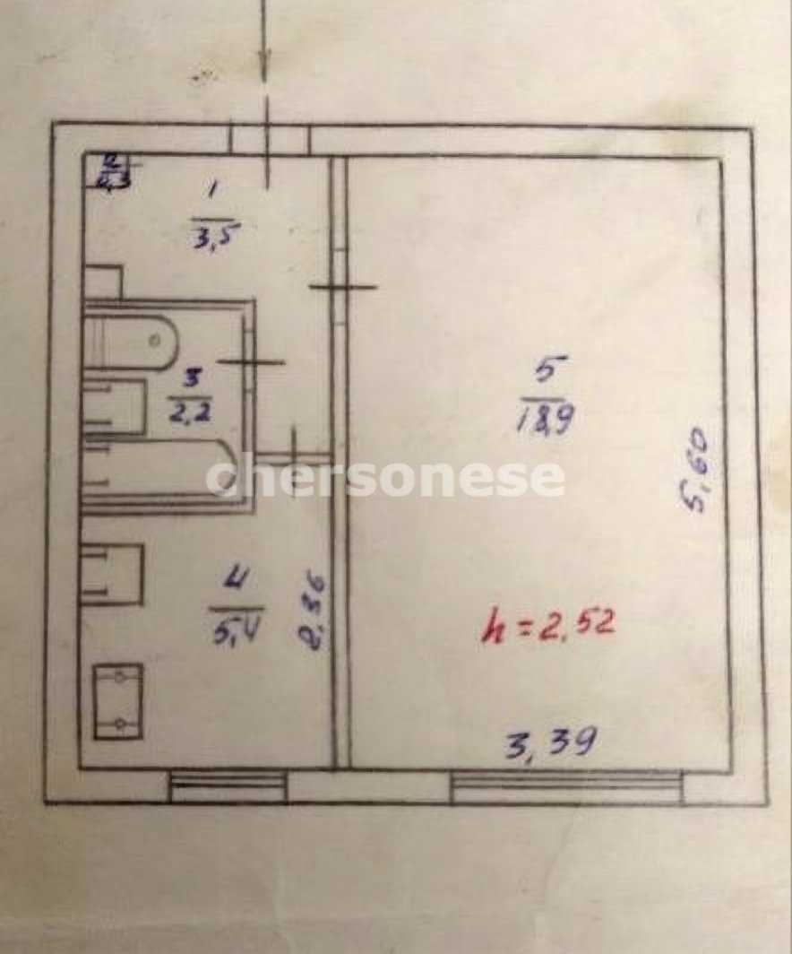 Продажа 1-комнатной квартиры, Севастополь, Хрусталёва улица,  д.69