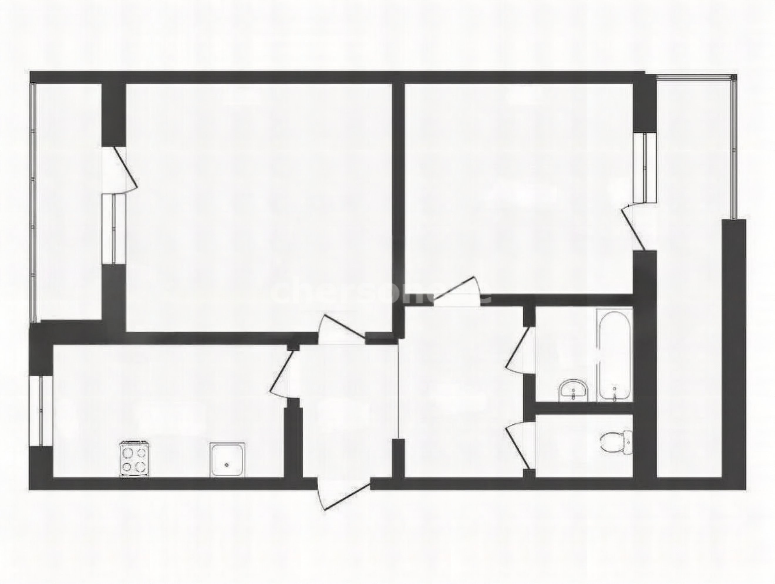 Продажа 2-комнатной квартиры, Севастополь, Баумана улица,  д.6