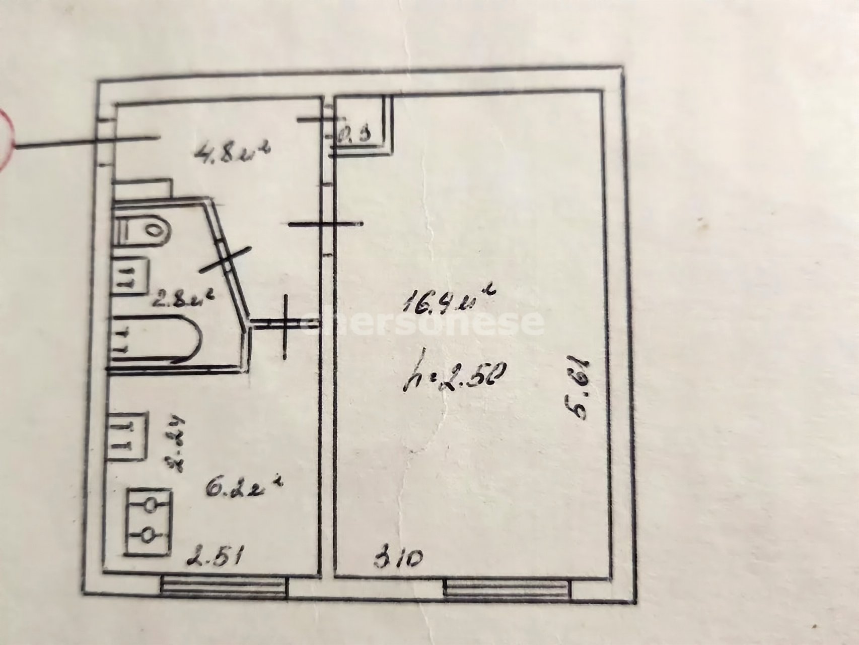 Продажа 1-комнатной квартиры, Севастополь, Октябрьской Революции проспект,  д.35