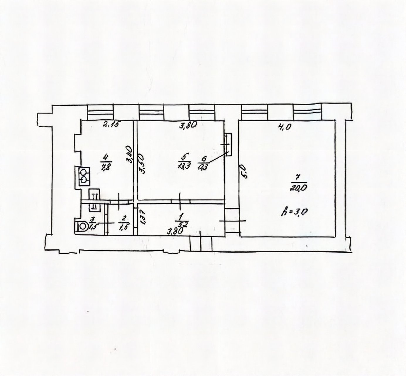 Продажа 2-комнатной квартиры, Севастополь, Гоголя улица,  д.11
