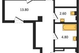2-к. квартира, 75,41 м², 5/9 этаж    ...