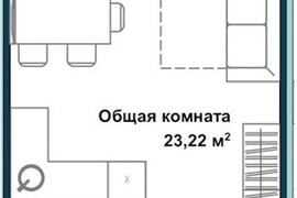 Квартира-студия, 33,6 м², 5/5 этаж   ...
