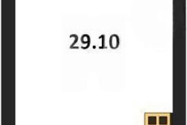 Продажа 1-комнатной квартиры 29,101 к...