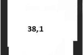 Продажа 1-комнатной квартиры 38,1 кв ...