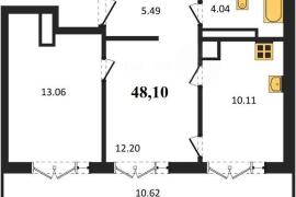 Продажа 2-комнатной квартиры 48,1 кв ...