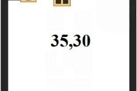 Продажа студии 35,3 кв м, 1/5 этаж, у...