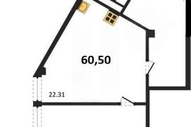 Продажа студии 60,5 кв м, 2/5 этаж, у...