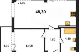 Продажа 1-комнатной квартиры 48,31 кв...