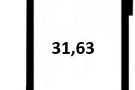 Продажа студии 31,637 кв м, 1/4 этаж,...