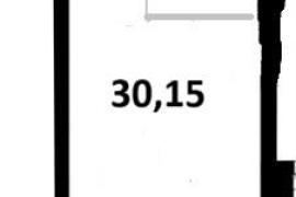 Продажа студии 30,151 кв м, 2/4 этаж,...