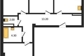 Продажа 3-комнатной квартиры 76,8 кв ...