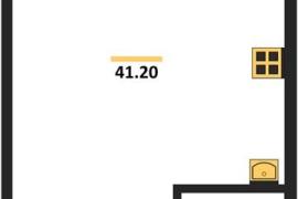Продажа студии 41,2 кв м, 4/5 этаж, у...