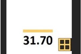 Продажа студии 31,7 кв м, 4/9 этаж, у...