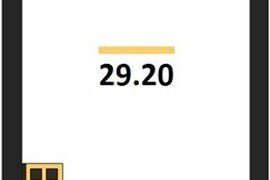 Продажа 1-комнатной студии 29,202 кв ...
