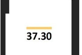 Продажа 1-комнатной студии 37,3 кв м,...