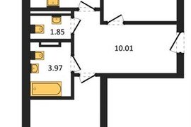 2-к. квартира, 62,05 м², 5/9 этаж    ...