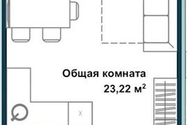 Квартира-студия, 33,6 м², 5/5 этаж   ...